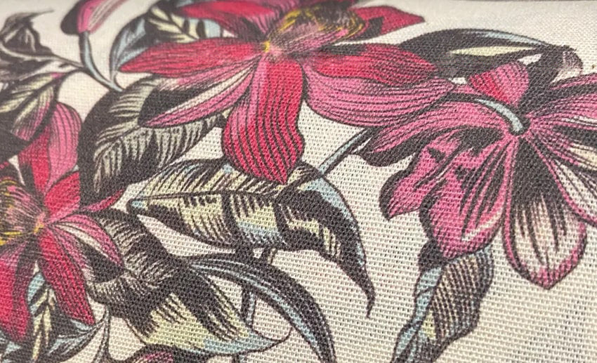 victorian design with pink flowers