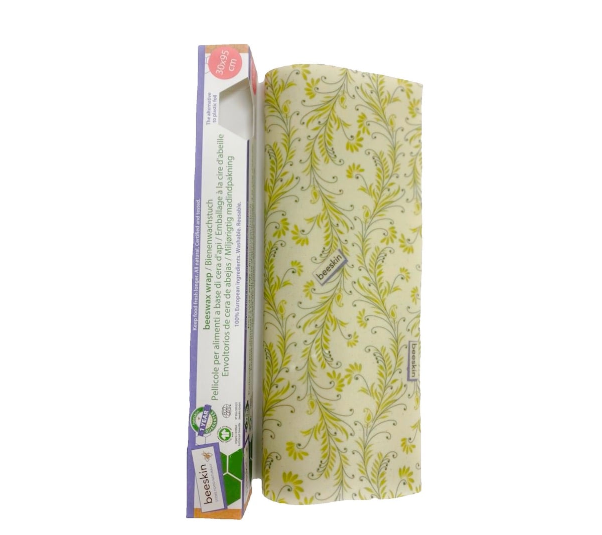 beeskin beeswax wrap roll-30x95cm - with packaging