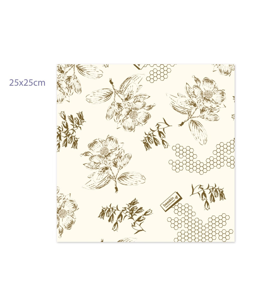 beeskin beeswax wrap m flower unpacked