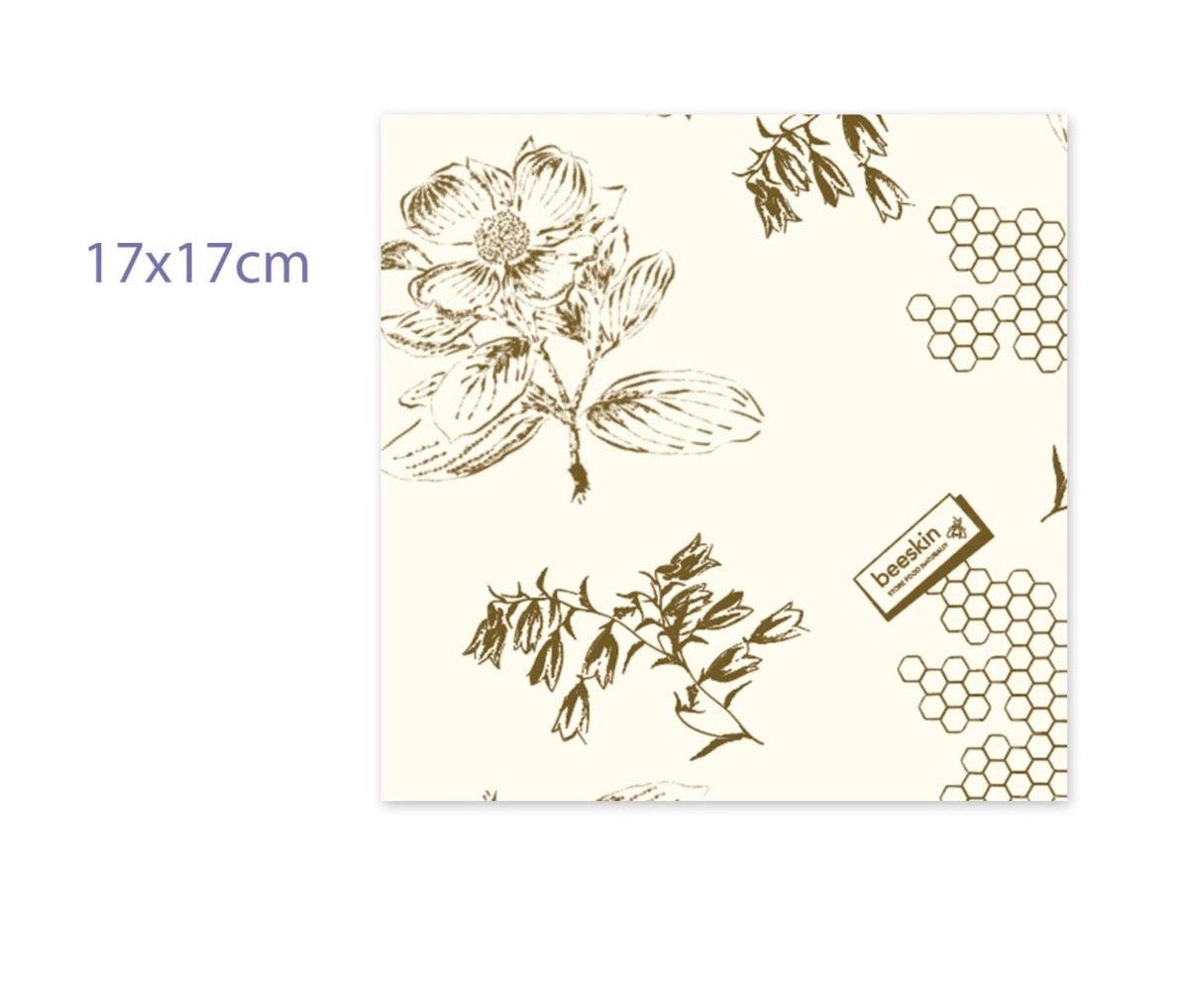 beeskin beeswax wrap s flower design unpacked