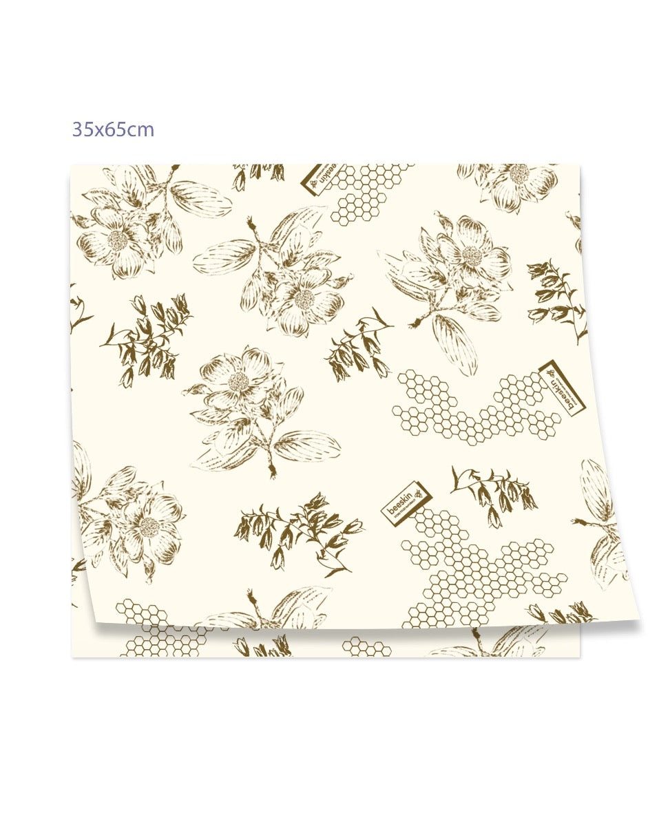 beeskin beeswax wrap xl flower unpacked