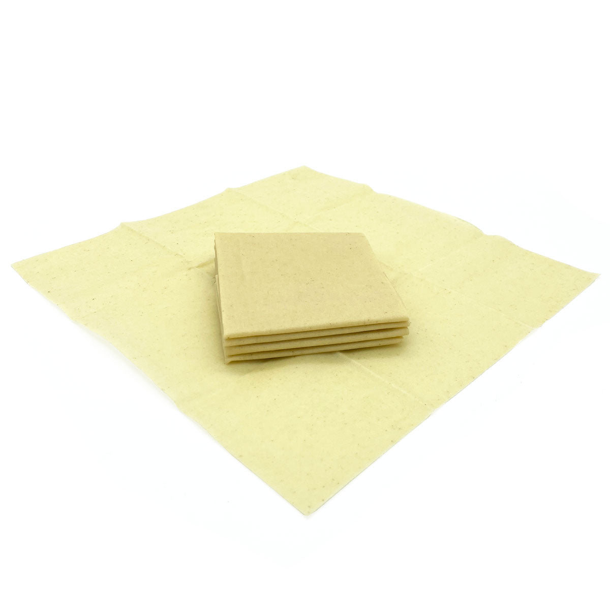 stack of beeskin beeswax wrap natural unpacked