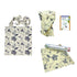 beeskin shopping bundle showing cotton bag, beeswax roll and beeswax bag s humingbird