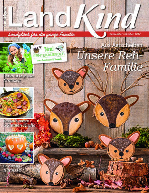 Cover Landkind pictures deer cookies and a pumpkin