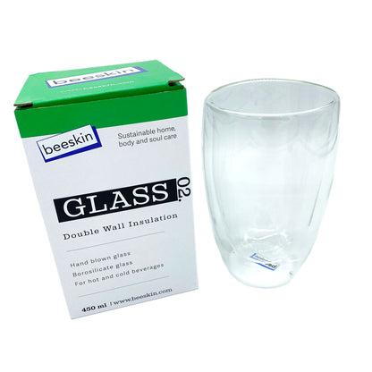 Bicchiere in doppio vetro 450 ml